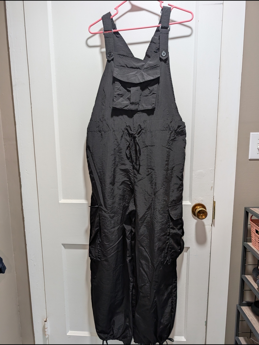 HALARA Black Lightweight Cargo Overalls